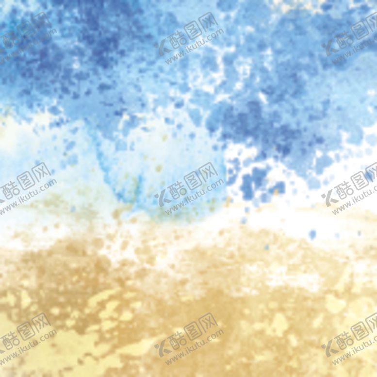 编号：40317703241743078051【酷图网】源文件下载-彩色的抽象海滩海水水彩画纹理背