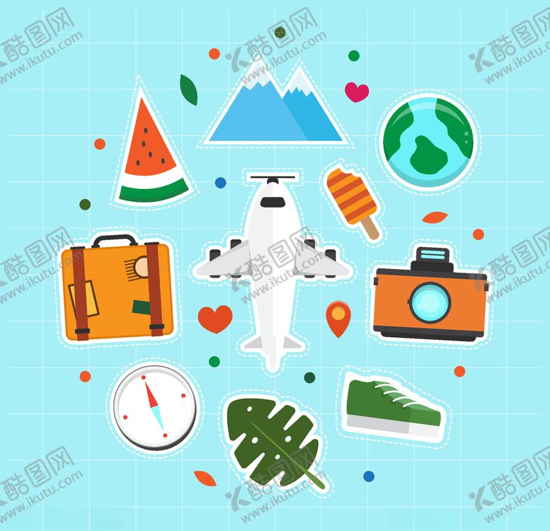 编号：39539106271042391105【酷图网】源文件下载-旅行元素