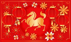 马年背景