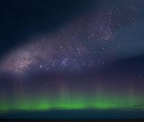 星空极光壁纸