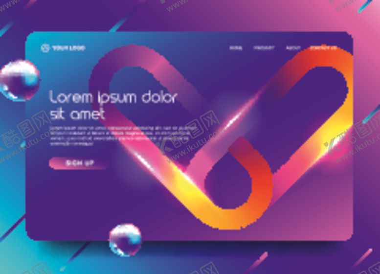 编号：29948009201645154925【酷图网】源文件下载-创意抽象背景卡片