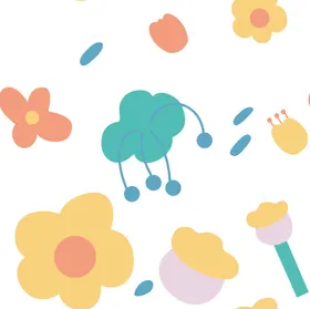 小碎花数码印