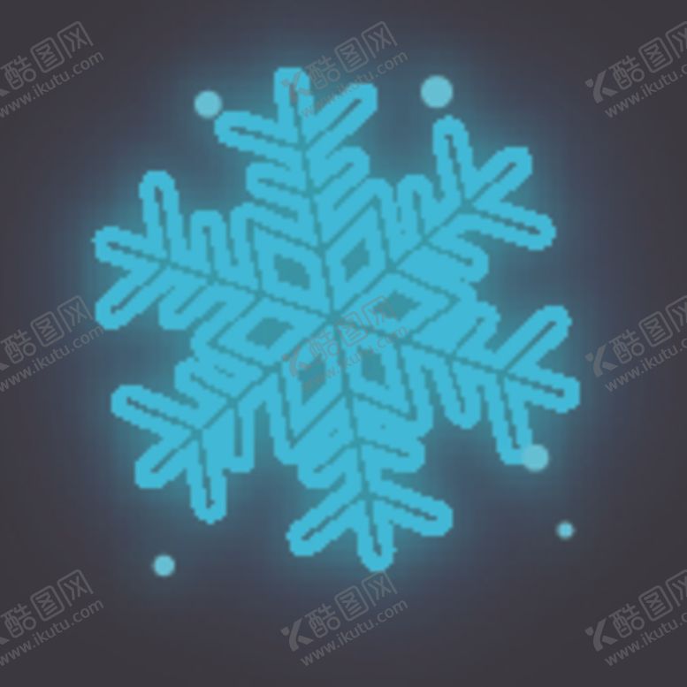 编号：24007906241557052621【酷图网】源文件下载-霓虹灯雪花