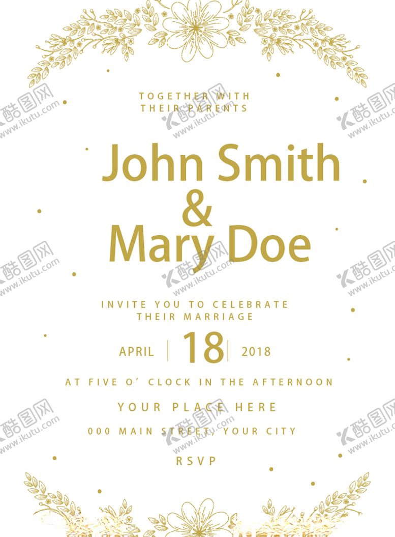 编号：89550810060557051491【酷图网】源文件下载-婚礼花纹