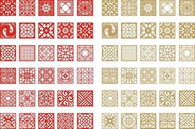 中式传统花纹边框