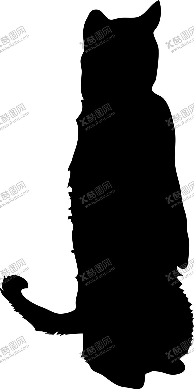 编号：43342605142022352281【酷图网】源文件下载-动物剪影
