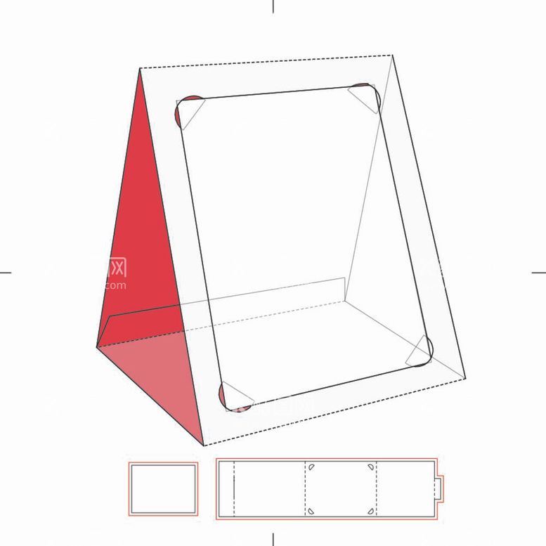 编号：49604812022104473187【酷图网】源文件下载-礼盒刀盒子立面展开图