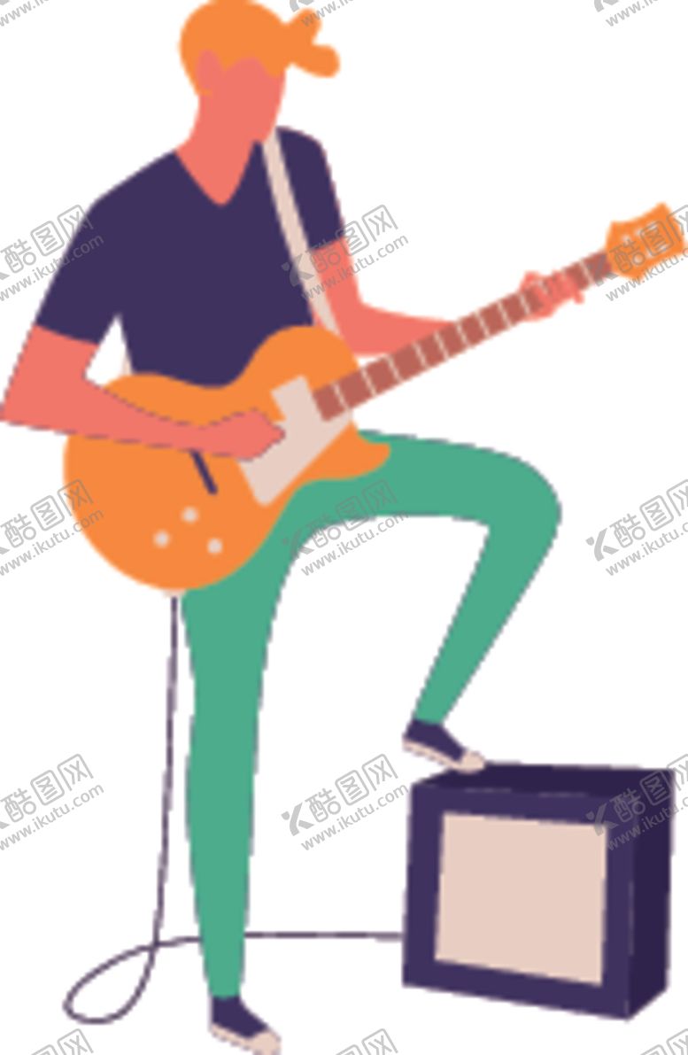 编号：71479609210229417794【酷图网】源文件下载-贝斯手