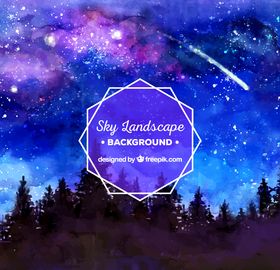 蓝色星空
