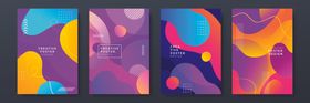 艺术波纹流体画背景图