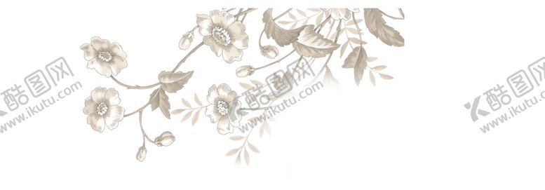 编号：49669210122344073672【酷图网】源文件下载-水墨花png背景图片