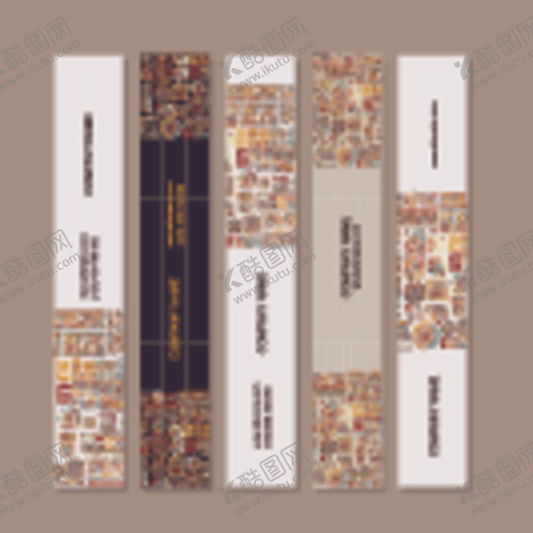 编号：13405809271549223233【酷图网】源文件下载-中式古典书签设计展示