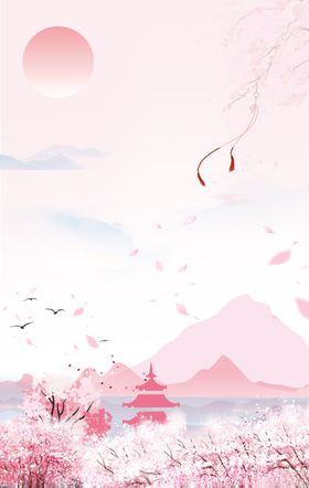 桃花背景