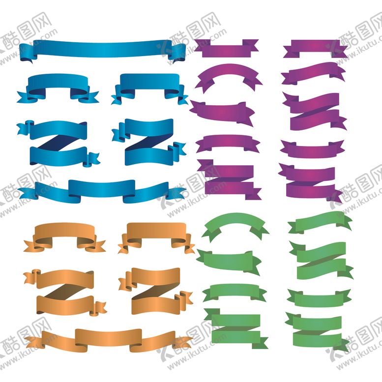 编号：13598003312119326037【酷图网】源文件下载-丝带标签