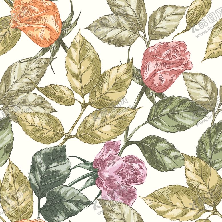 编号：93445609300929224333【酷图网】源文件下载-无缝印花