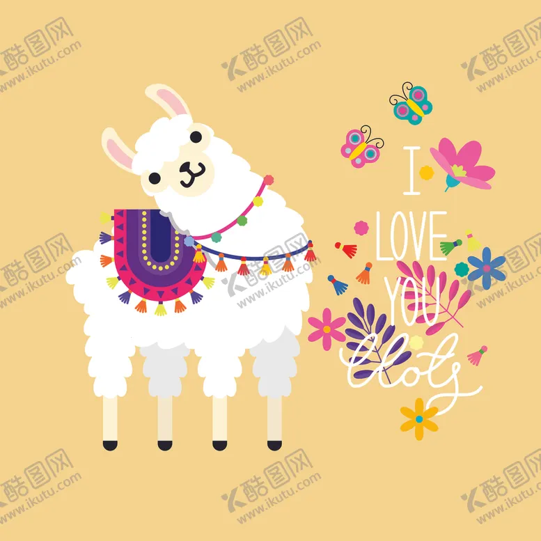 编号：45296206242315353639【酷图网】源文件下载-羊驼