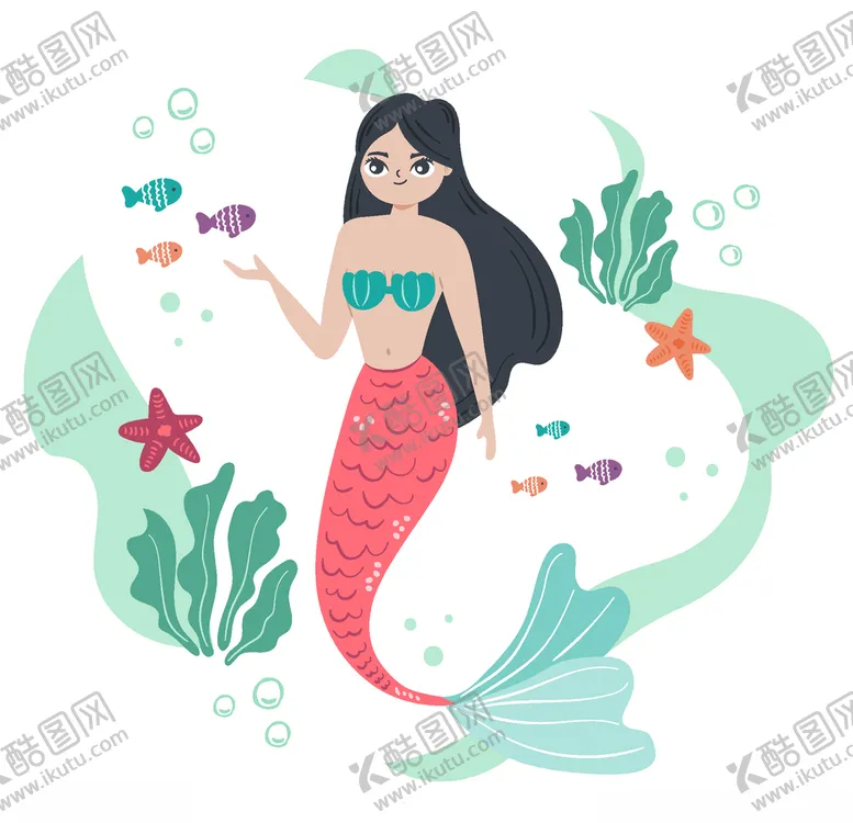 编号：20839507042117553925【酷图网】源文件下载-美人鱼