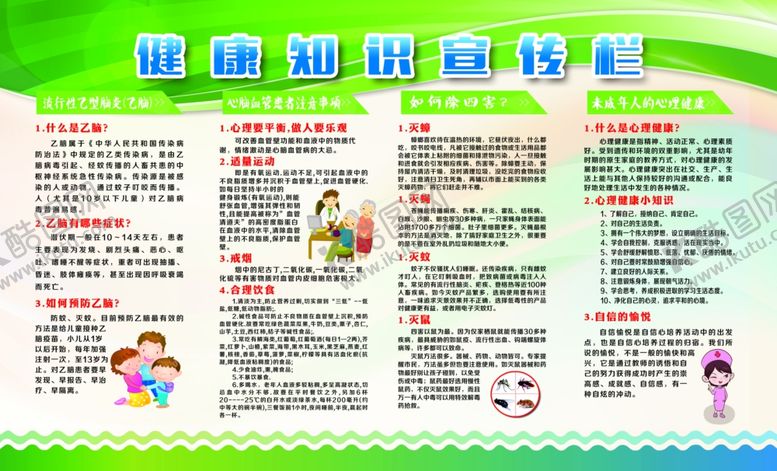 编号：69471010220428558587【酷图网】源文件下载-健康展板