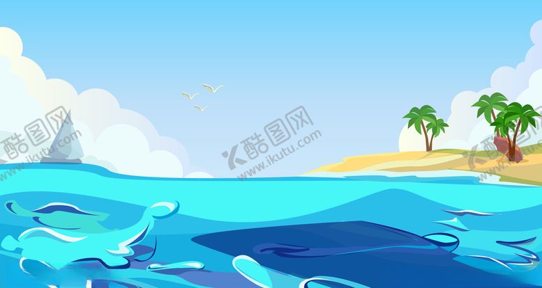 编号：29724106250413175586【酷图网】源文件下载-沙滩背景