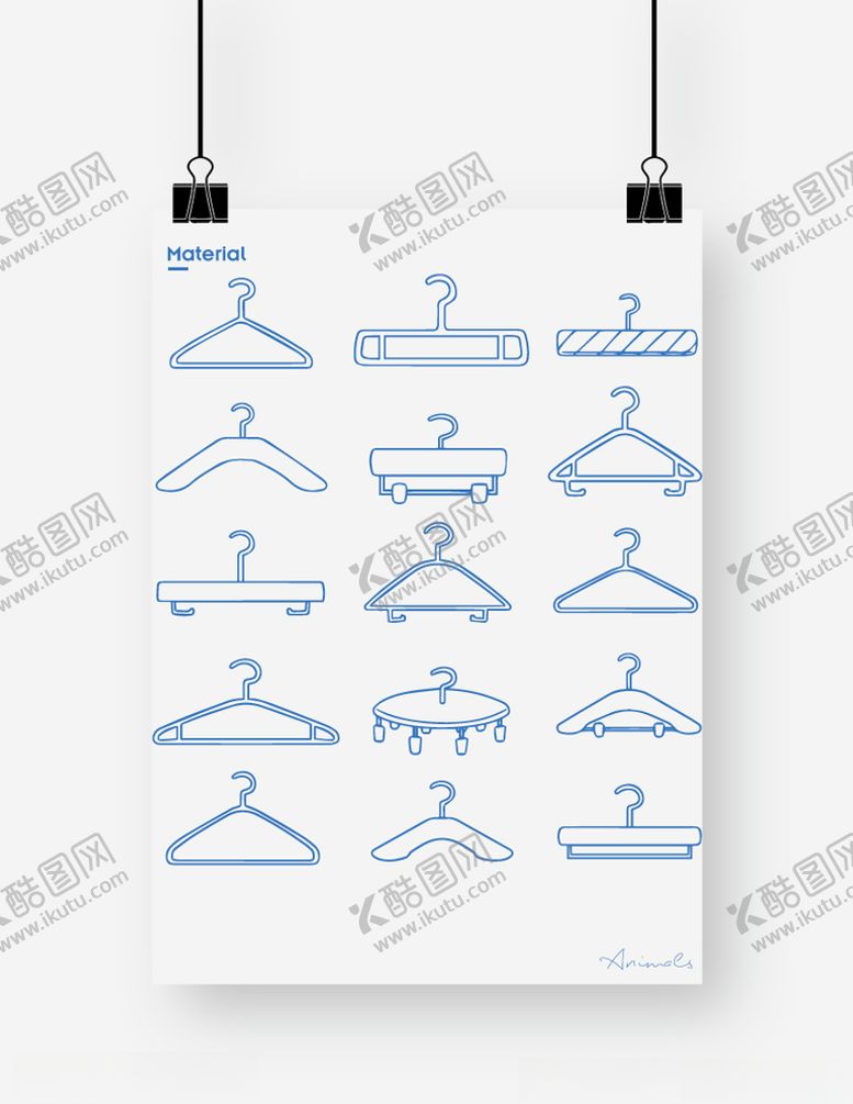 编号：66429807140305219234【酷图网】源文件下载-衣架
