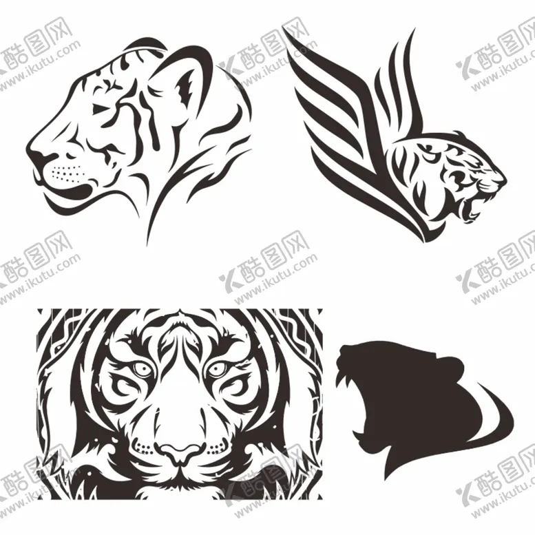 编号：91696202100953358282【酷图网】源文件下载-老虎图案