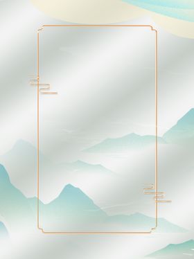 水墨画图片山水风景中国风江南烟雨色意境