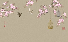 中式花鸟