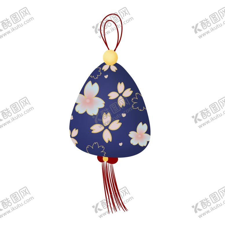 编号：68186807070816084553【酷图网】源文件下载-香囊传统古风插画卡通素材