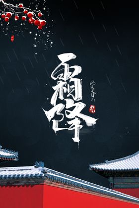 黑色霜降海报