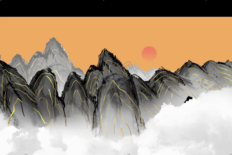 编号：45081410151423234107【酷图网】源文件下载- 手绘古风插画背景图片 