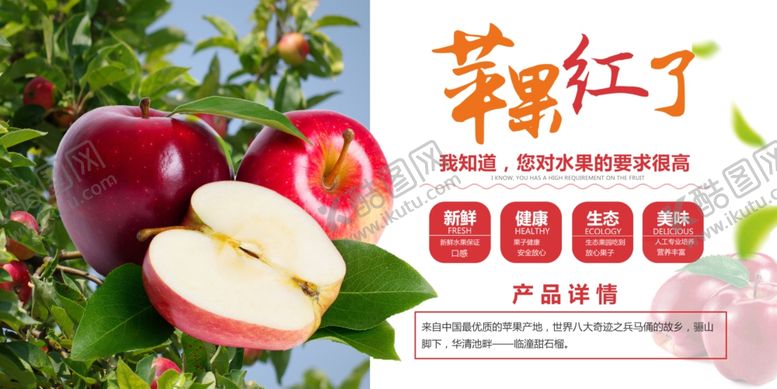 编号：19881211010840275332【酷图网】源文件下载-苹果展板