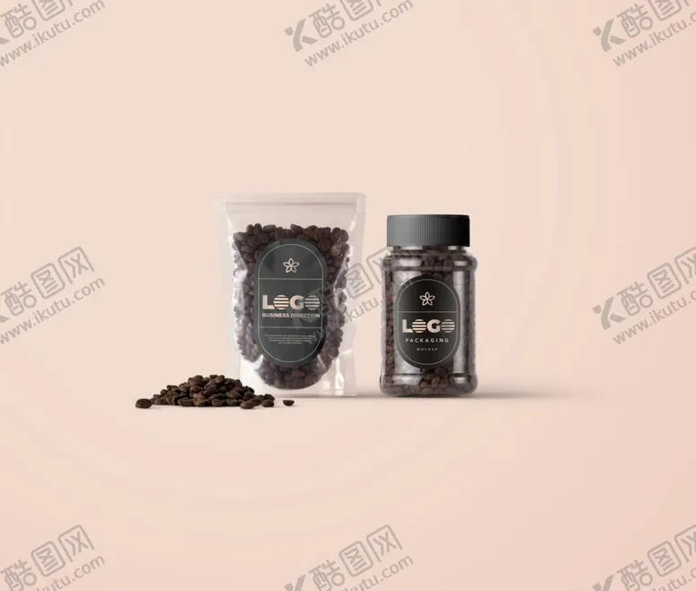 编号：52888006281908341260【酷图网】源文件下载-咖啡豆包装样机