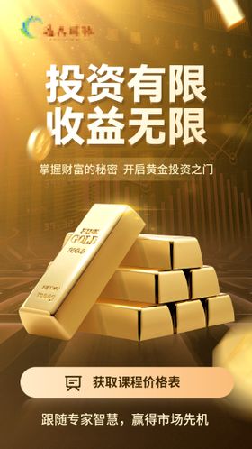 黄金投资海报
