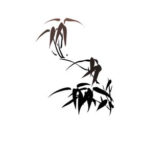 水墨竹子
