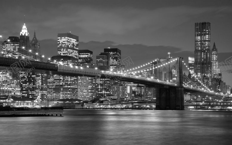编号：65162607081146474657【酷图网】源文件下载-灰色夜景装饰画背景墙