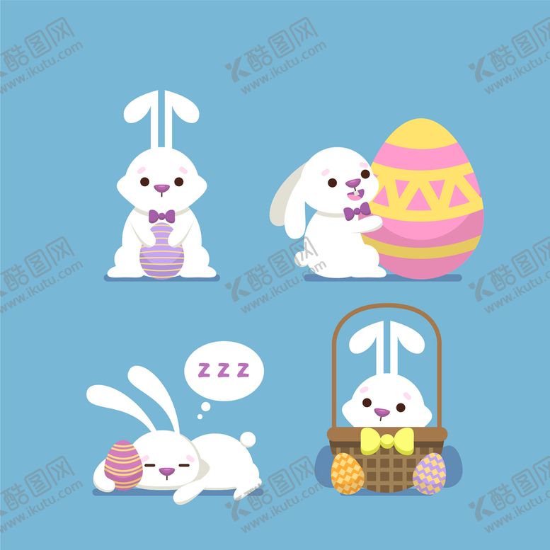 编号：25603809271343462197【酷图网】源文件下载-卡通可爱兔子