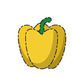 卡通彩椒