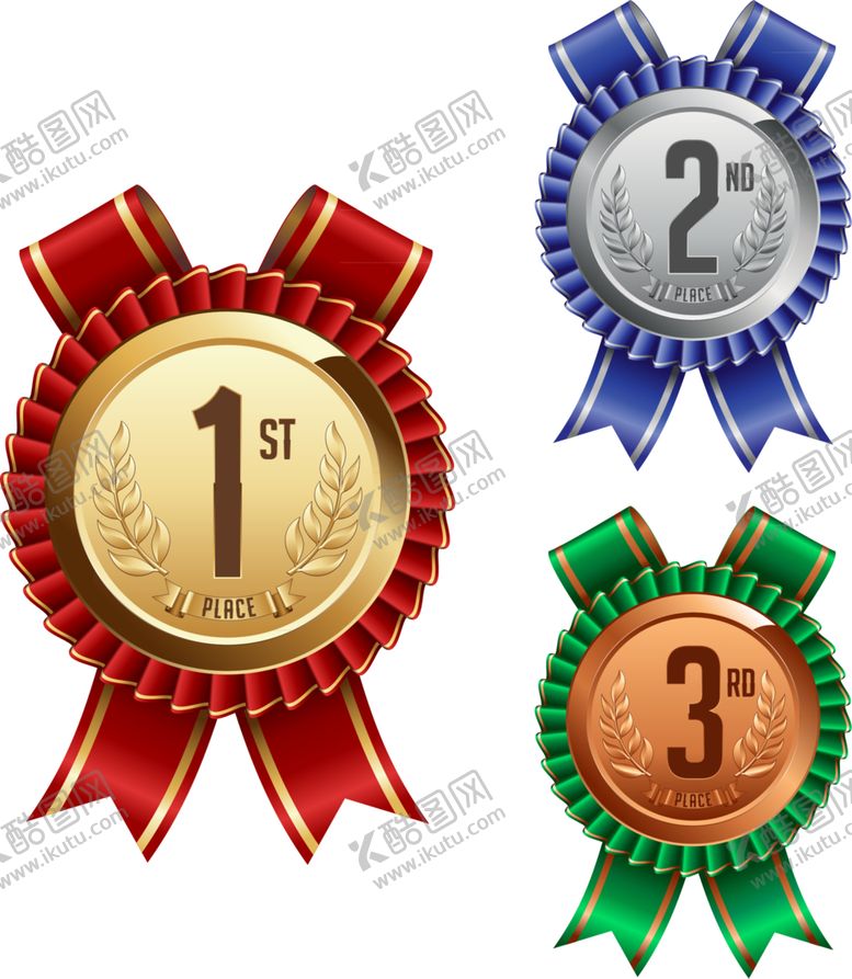 编号：34692210042124169873【酷图网】源文件下载-奖牌素材