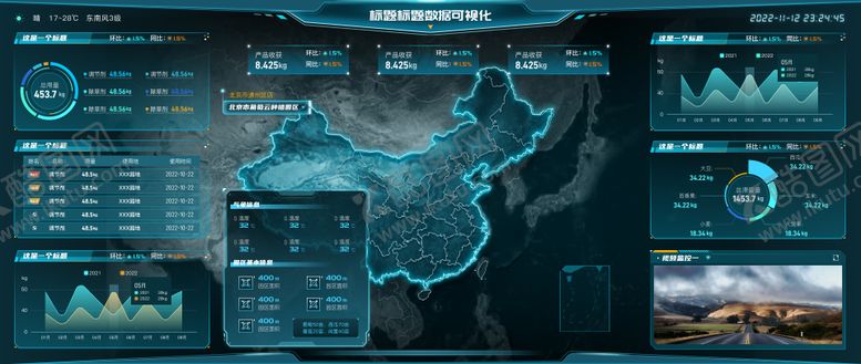 编号：51488712181208367751【酷图网】源文件下载-可视化数据大屏展示UI设计