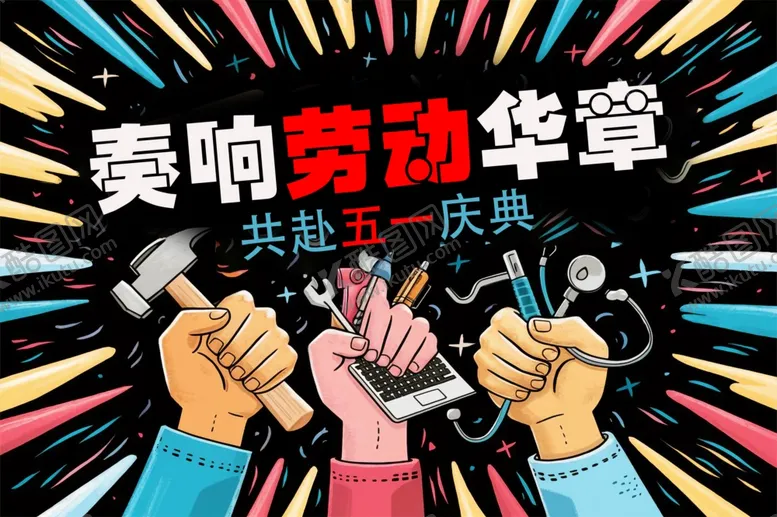 编号：50705904181802221409【酷图网】源文件下载-五一海报