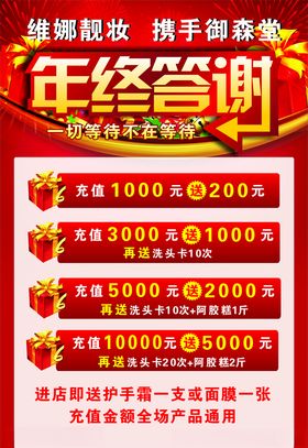年终答谢海报
