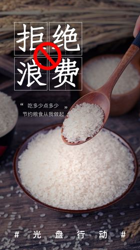 拒绝浪费公益活动宣传海报素材