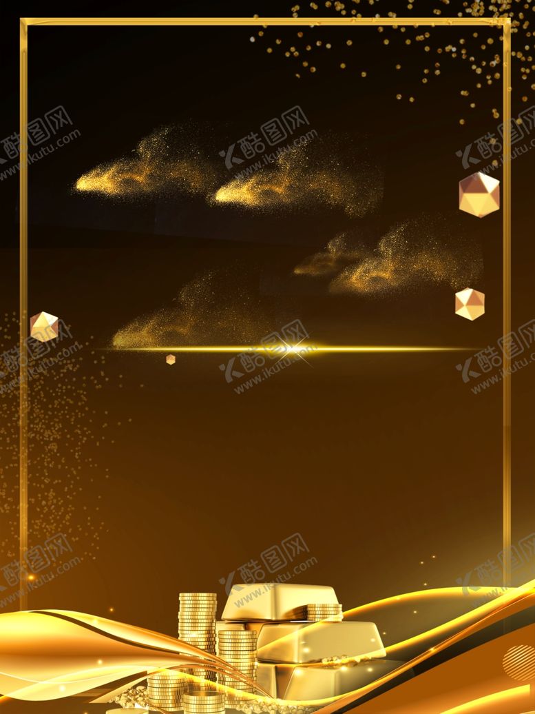 编号：38693707020505354112【酷图网】源文件下载-黑金海报背景