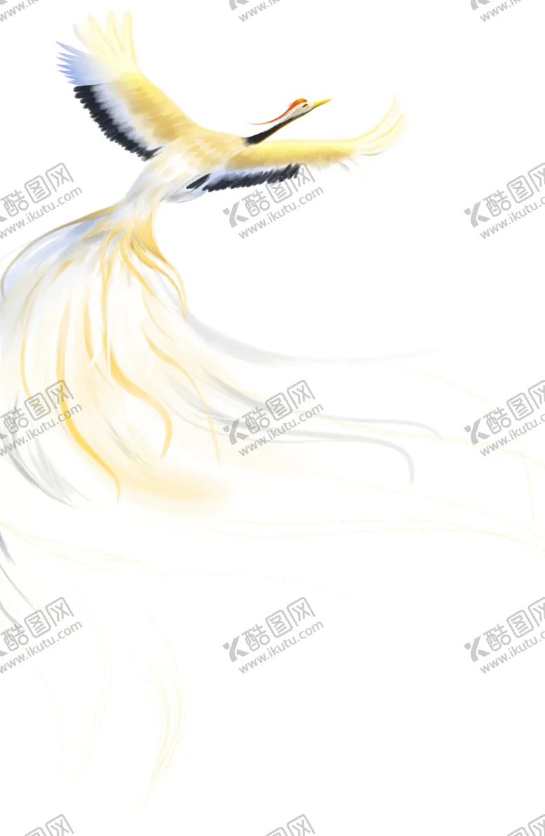 编号：64094601240525283413【酷图网】源文件下载-插画仙鹤