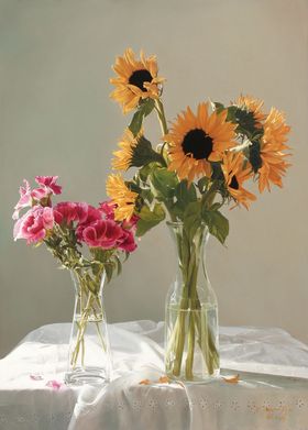 花卉静物油画