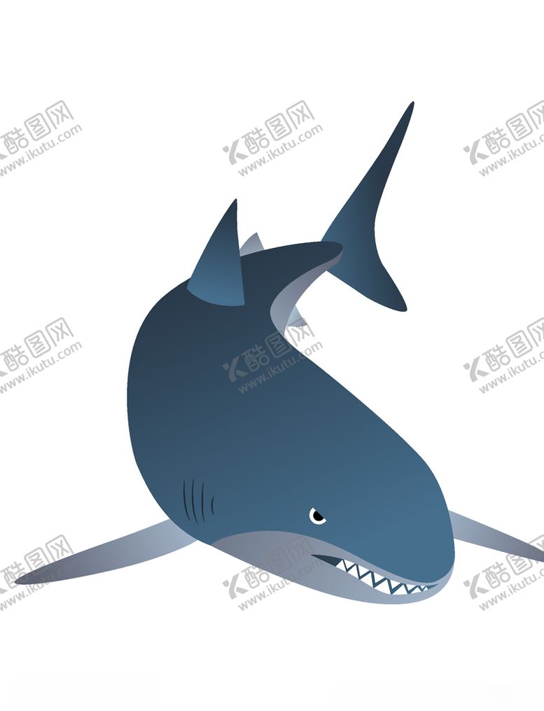 编号：45516110242343406494【酷图网】源文件下载-矢量鲨鱼