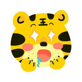 虎年卡通形象春联2022节日素材素材