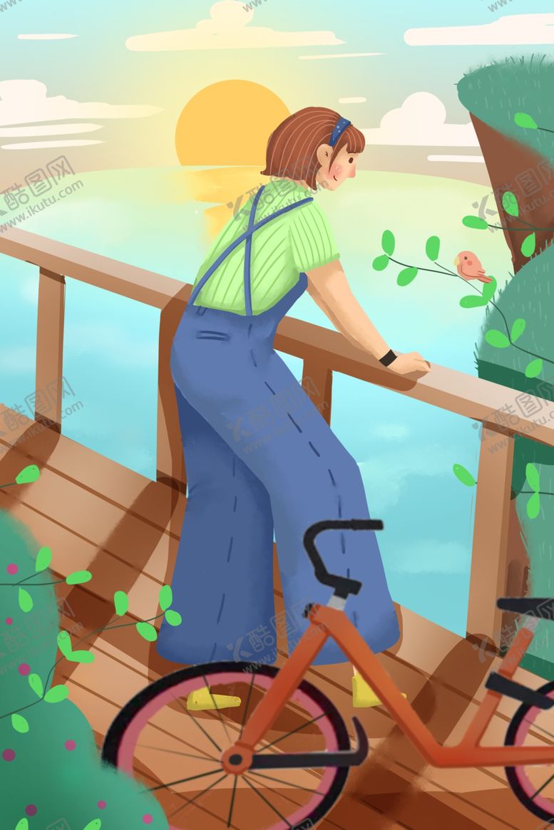 编号：31415310211040444236【酷图网】源文件下载-青春插画