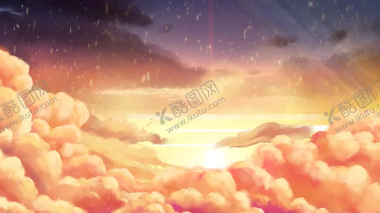 编号：62051709122202530891【酷图网】源文件下载- 小清新简约创意海报图片动漫壁纸天空插画