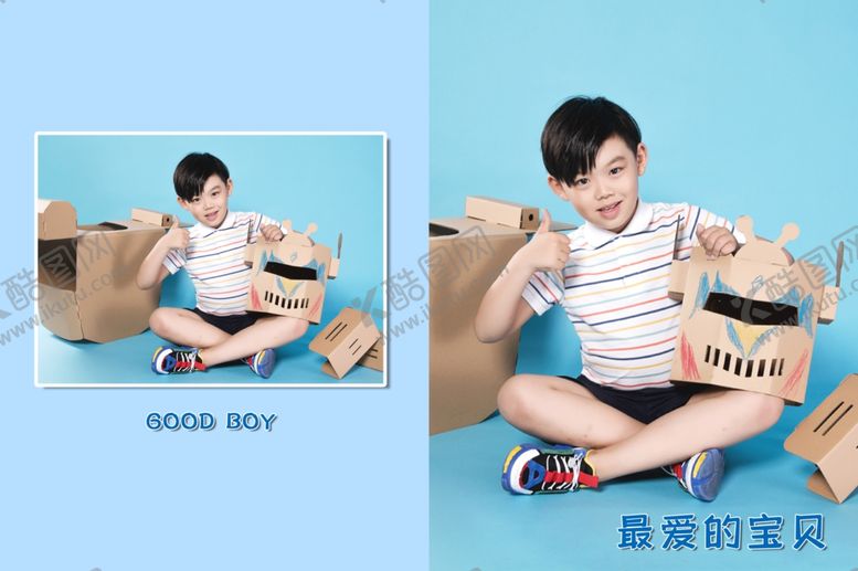 编号：51648309291336590238【酷图网】源文件下载-我的宝贝可爱画册宝宝相册